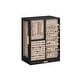 preview thumbnail 2 of 12, Jewelry Box 360° Rotating with 7 Drawers and Sparkling Metal Handles - 6.7"D x 10.6"W x 13"H