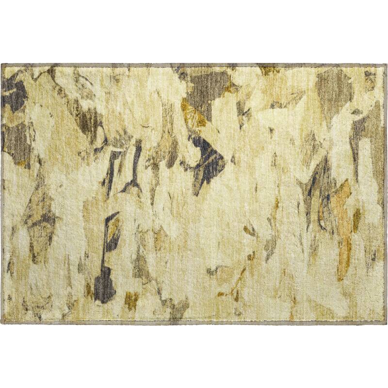 Premium Washable Super Soft Contemporary Brushstrokes Mayfield Rug
