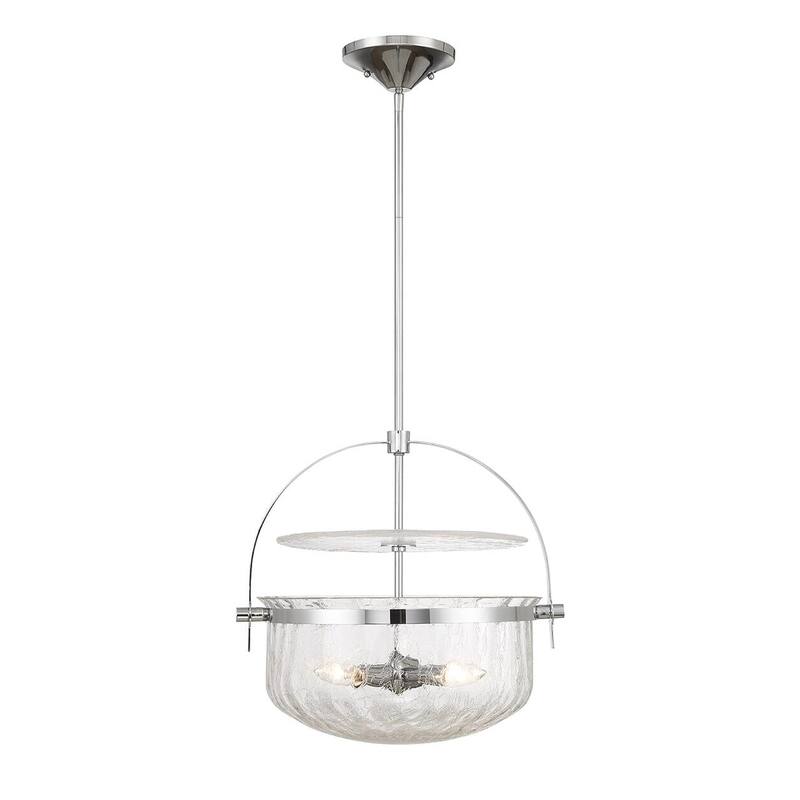 Denmar Four Light Convertible Semi-Flush/Pendant