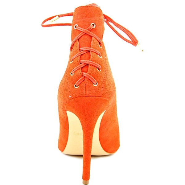 nine west orange pumps