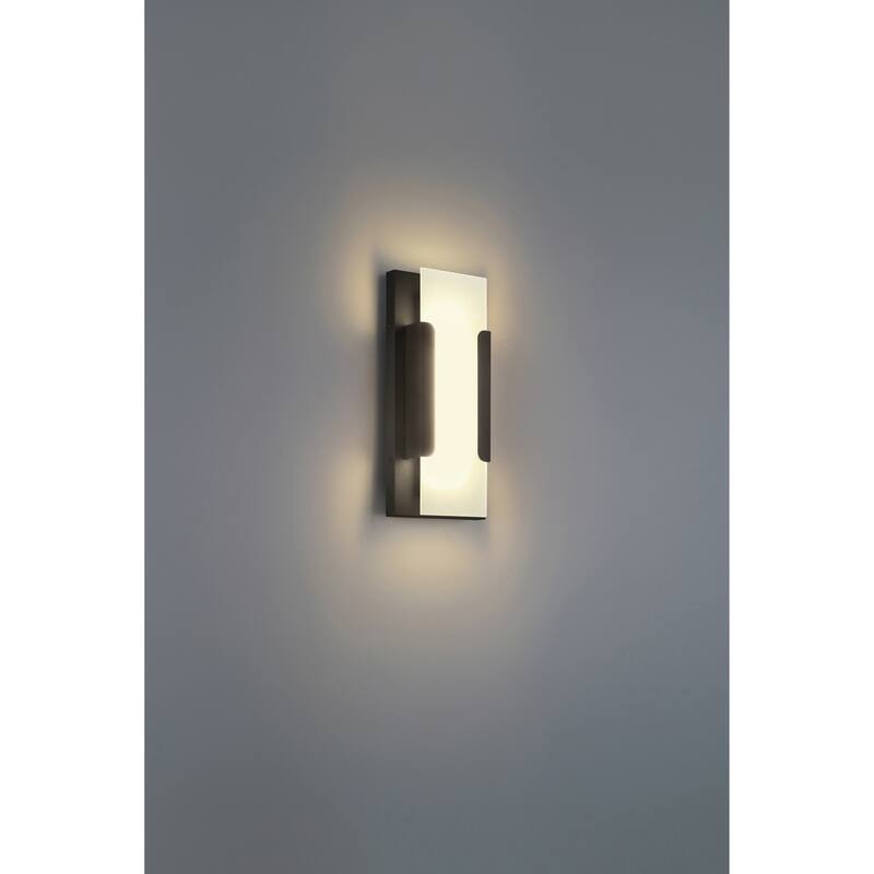 Access Lighting Hubert Tall Outdoor LED Wall Mount - Bronze