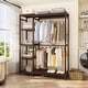 preview thumbnail 44 of 65, Bamboo Closet System Clothes Rack, Large Freestanding Garment Rack Clothing Rack for Hanging Clothes