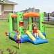 preview thumbnail 2 of 7, Costway Inflatable Bounce House Jumper Castle Kids Playhouse with 550W - 110''×83''×67'' (L×W×H)