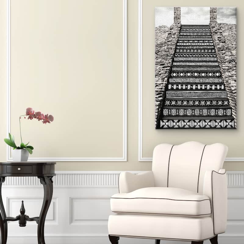 Global Climb by Belle Maison Canvas Art Print