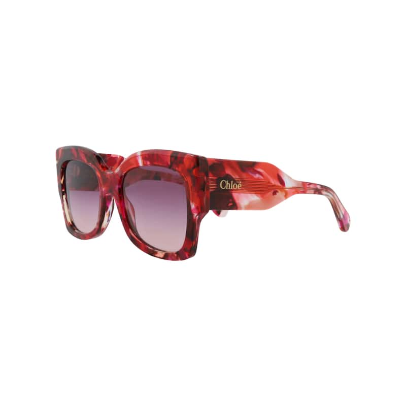 Chloé Square-Frame Recycled Acetate Sunglasses