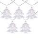 preview thumbnail 2 of 3, LED Christmas Tree with Reindeer Light Set - Warm White - 3' Clear Wire - 10ct