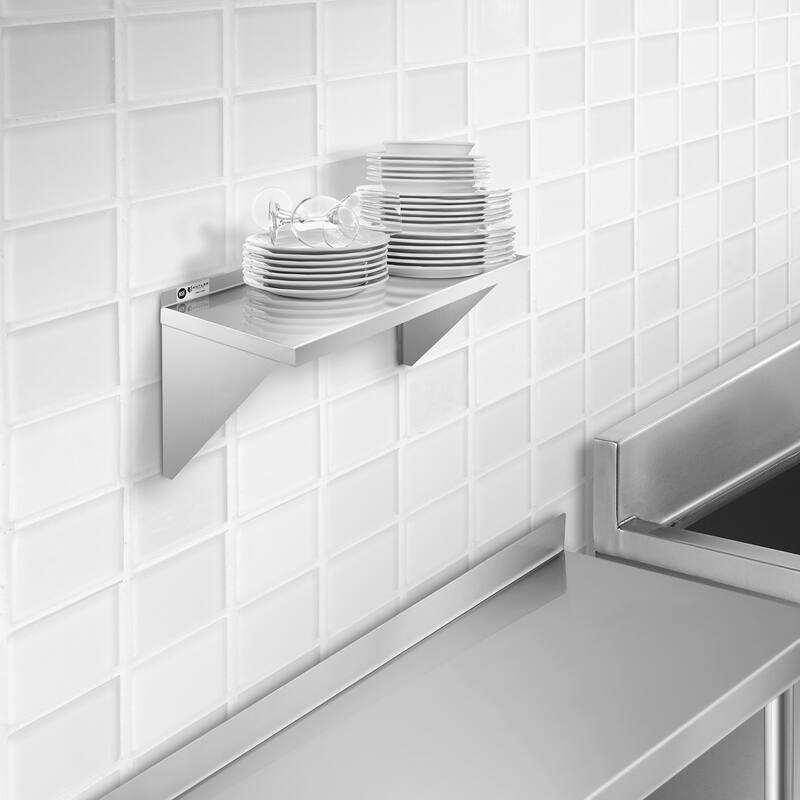 Stainless Steel Shelf NSF Commercial Kitchen Wall Shelving