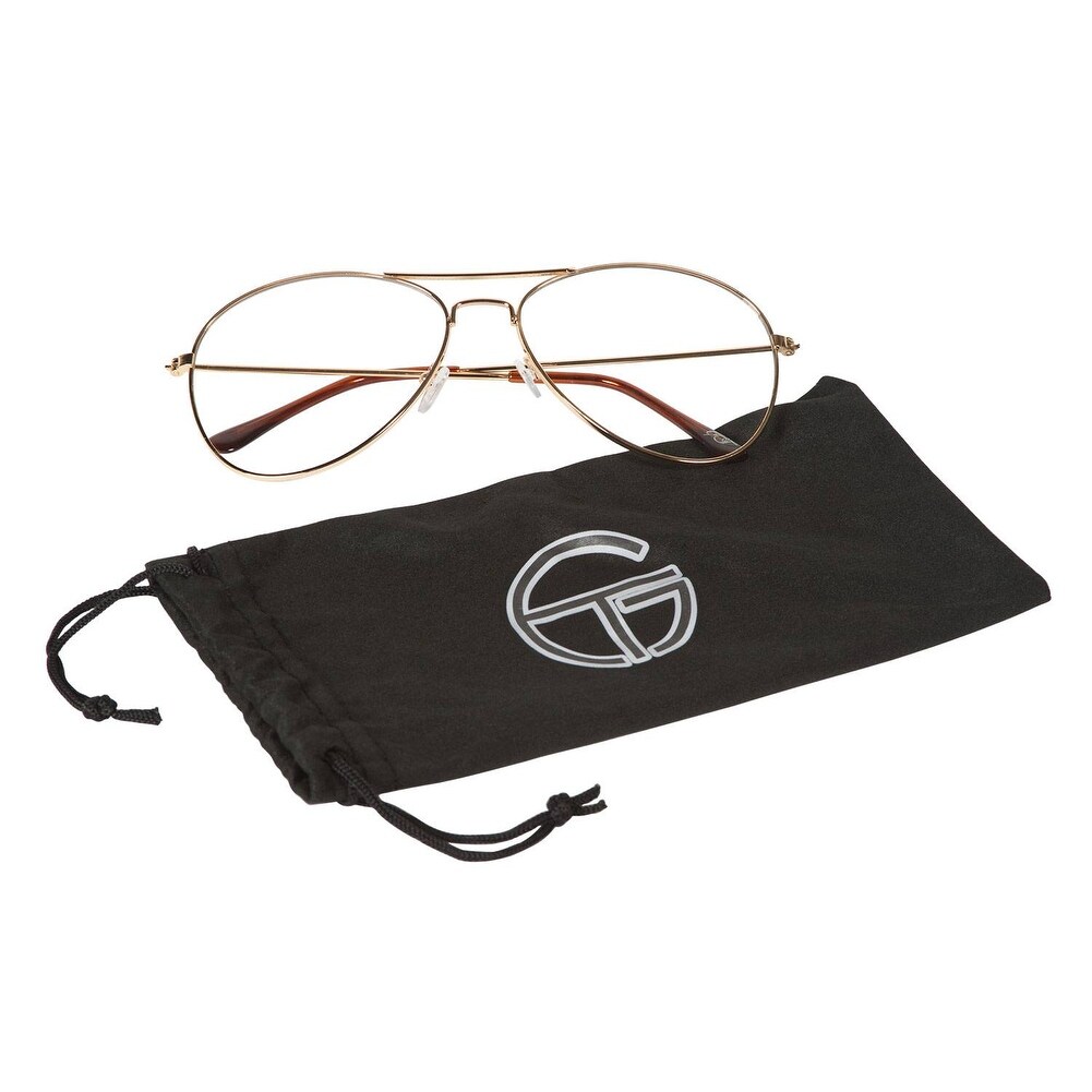 clear lens aviator sunglasses