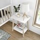 preview thumbnail 14 of 12, Max and Lily Scandinavian End Table Nightstand