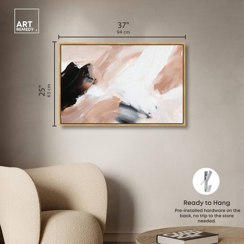 Swirls of Cream I Canvas by Art Remedy