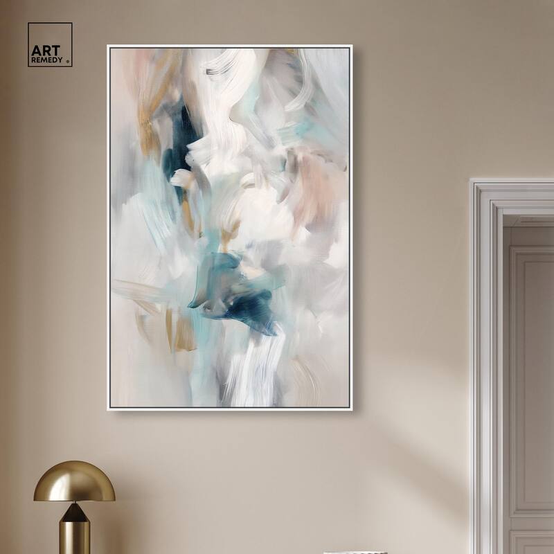 Whispering Colors III Canvas by Art Remedy