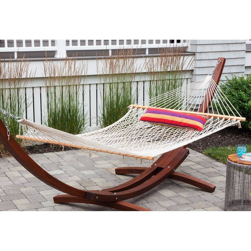 Acapulco Outdoor Patio Pillow Cotton Hammock Cushion - 10 x 30 Inches