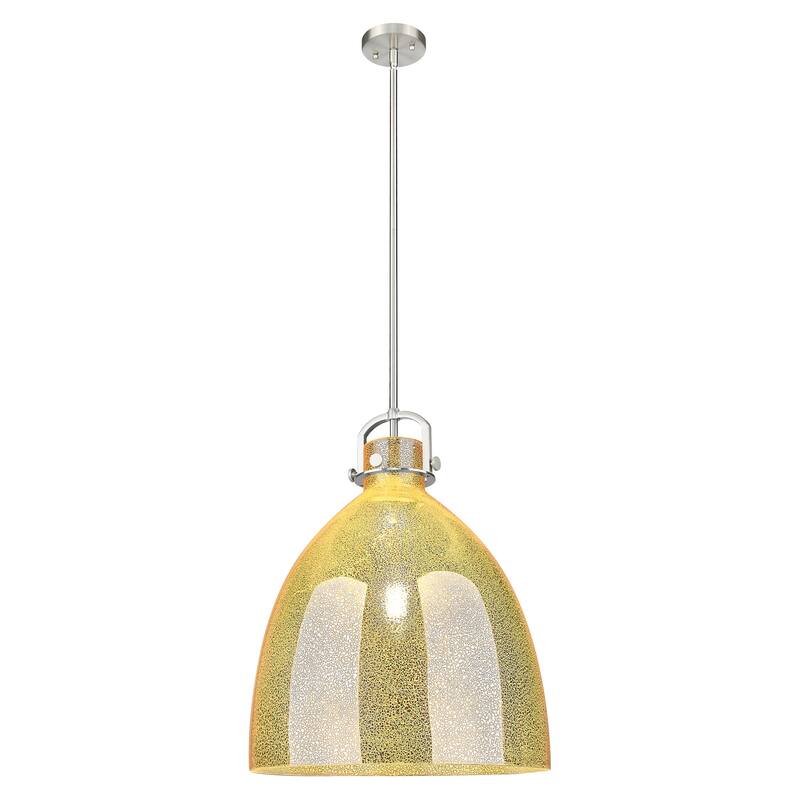 Innovations Lighting 410-1SL-G412-18ME Newton Bell 18" Wide Pendant