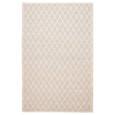 ECARPETGALLERY Braid weave Sienna Grey Wool Rug - 5'2 x 7'11