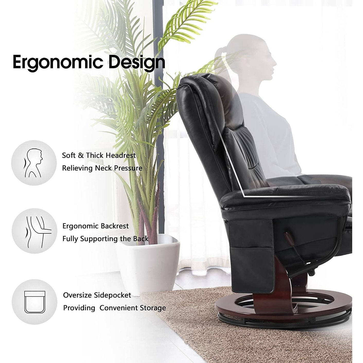 Ergonomic shop tv chair