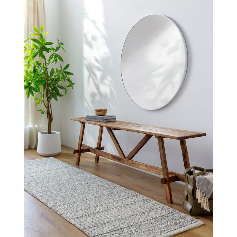 Livabliss Maroc 0 Tribal Area Rug - 4' x 4' Square - Grey