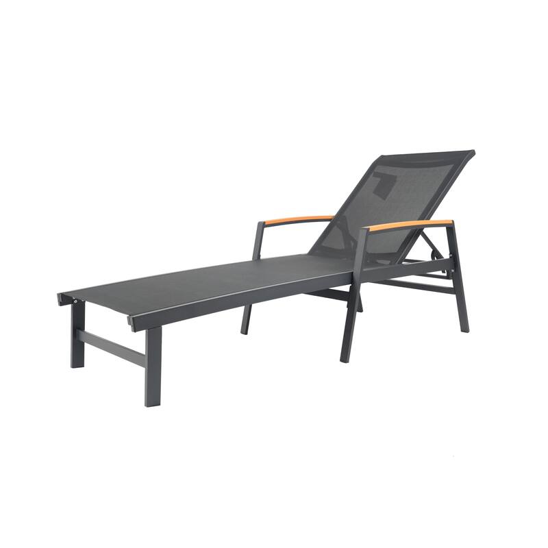 Oaxton Chaise Lounge (Set Of 2) - Black