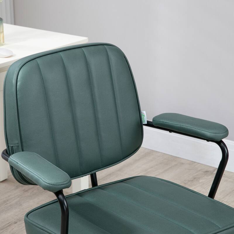 Stylish Office Chair Modern Office Chair with Adjustable Height Tilt and Back Support, for Office, Green