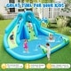 preview thumbnail 1 of 8, Inflatable Water Slide with Dual Slides and Large Splash Pool (Without Blower) - 162" x 137" x 82" (L x W x H) 162" x 137" x 82" (L x W x H)