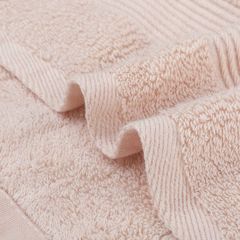 Cotton Wash Cloths for Face, Striped Face Cloths, Highly Absorbent and Lightweight Towels for Bathroom, Hotel, Spa 13" x 13"