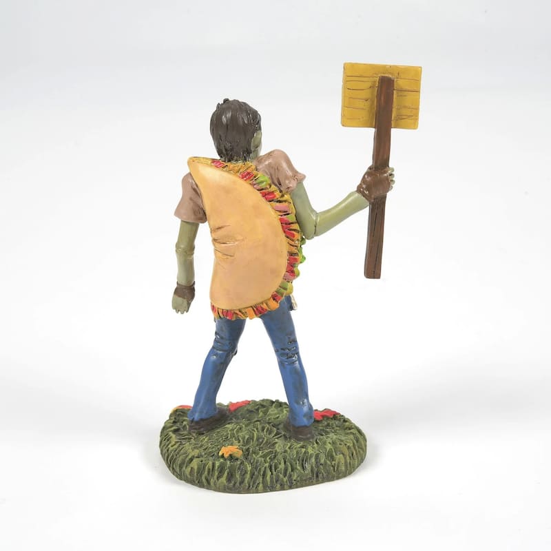 department 56 snow village eat more brains halloween figurine #6011449
