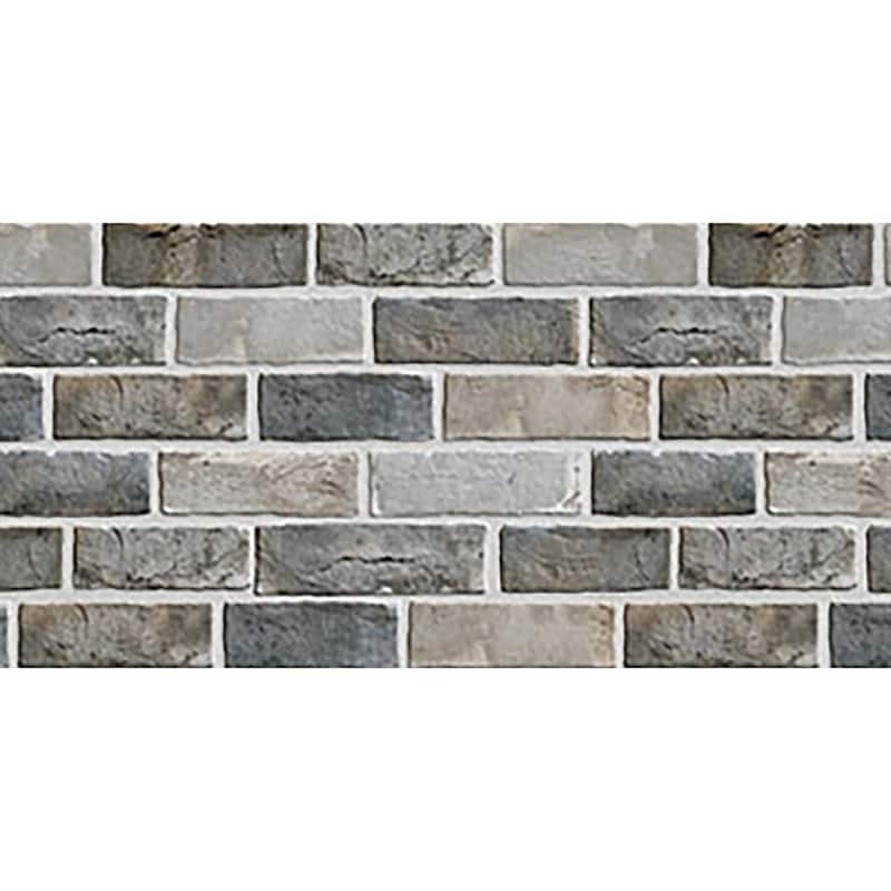 3D PVC Peel & Stick Mosaic Tile Sticker, 12"x24"/pc - 40pc - LP2601 - 40pc