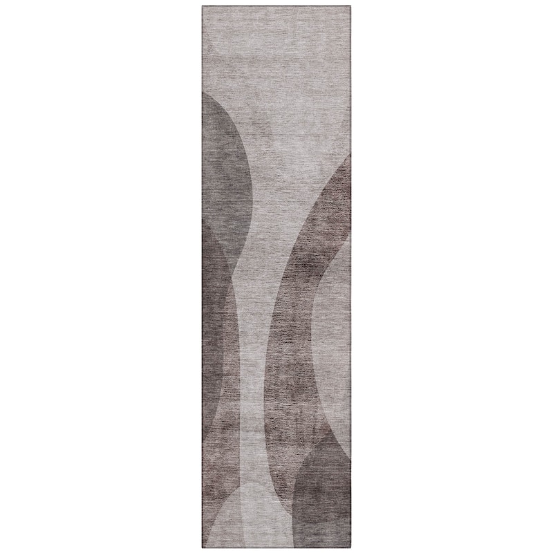 Machine Washable Indoor/ Outdoor Chantille Modern Deco Rug