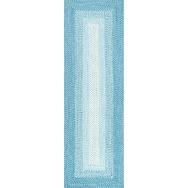 Nuloom Jayda Braided Ombre Indoor/Outdoor Area Rug