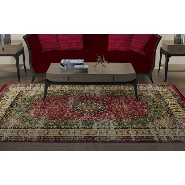 Deerlux Traditional Oriental Persian Style Living Room Area Rug with