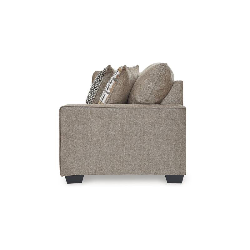 Signature Design by Ashley Cannonbrook Gray 3-Piece Sectional with Chaise - 141" W x 99" D x 40" H