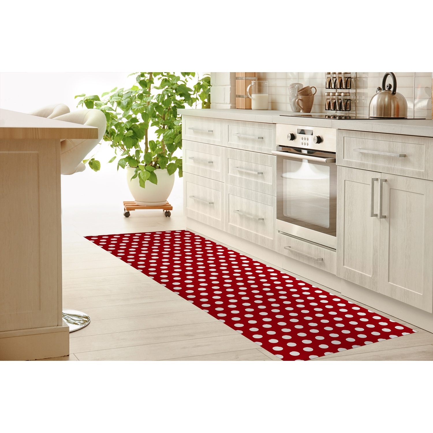 POMEGRANATE BURNT UMBER LARGE Kitchen Mat By Kavka Designs - Bed Bath &  Beyond - 36897766