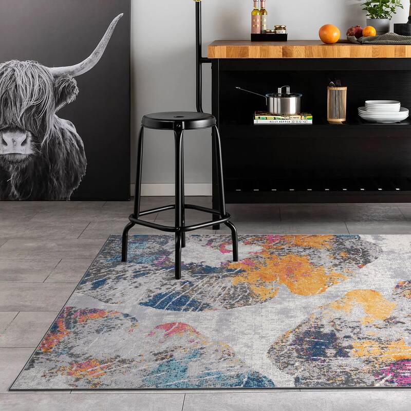 World Rug Gallery Contemporary Floral Area Rug