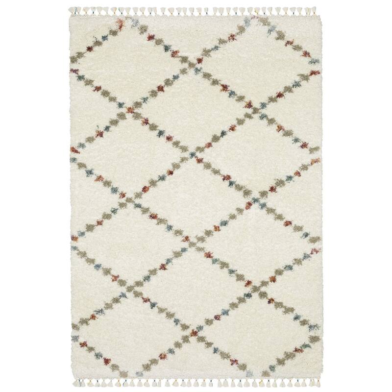 HomeRoots Diamond Casual Runner Area Rug