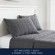 preview thumbnail 15 of 15, Nautica Solid Brushed Jersey Reversible Quilt Set