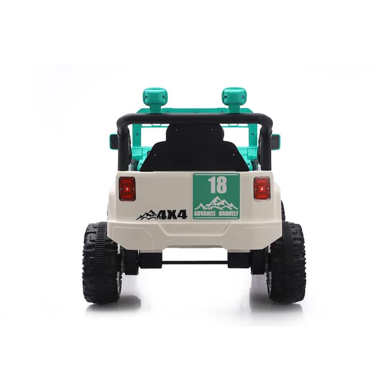 12V Kids Electric Off-Road Car with Remote, Battery Powered Electric Car Electric Vehicle with LED Lights