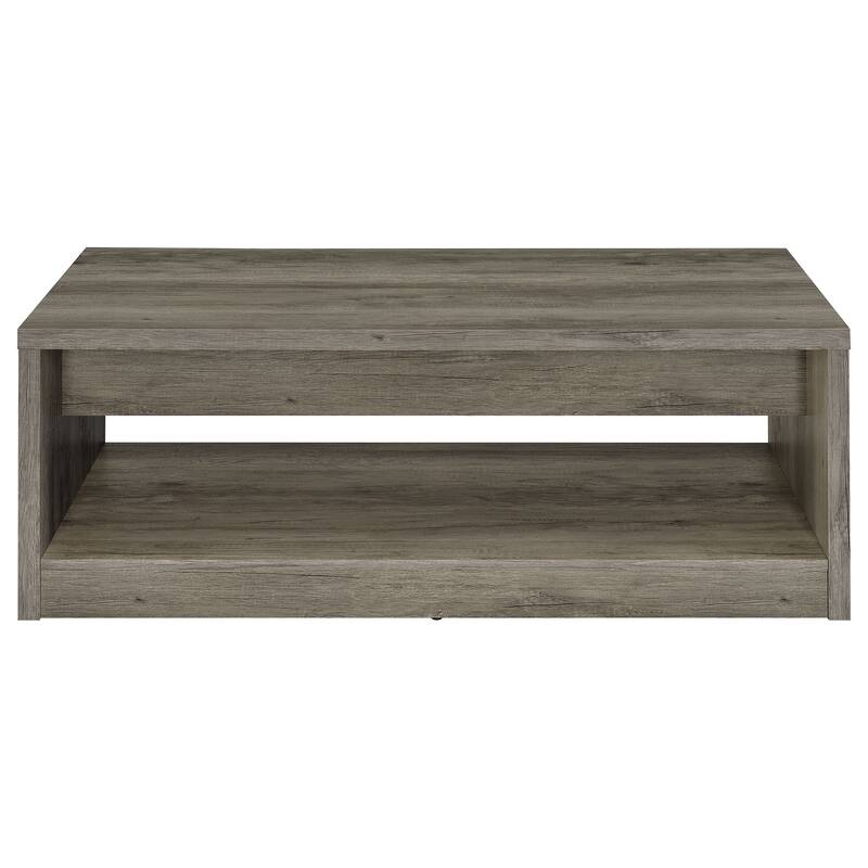 Felix 2-drawer Engineered Wood Coffee Table Grey Driftwood