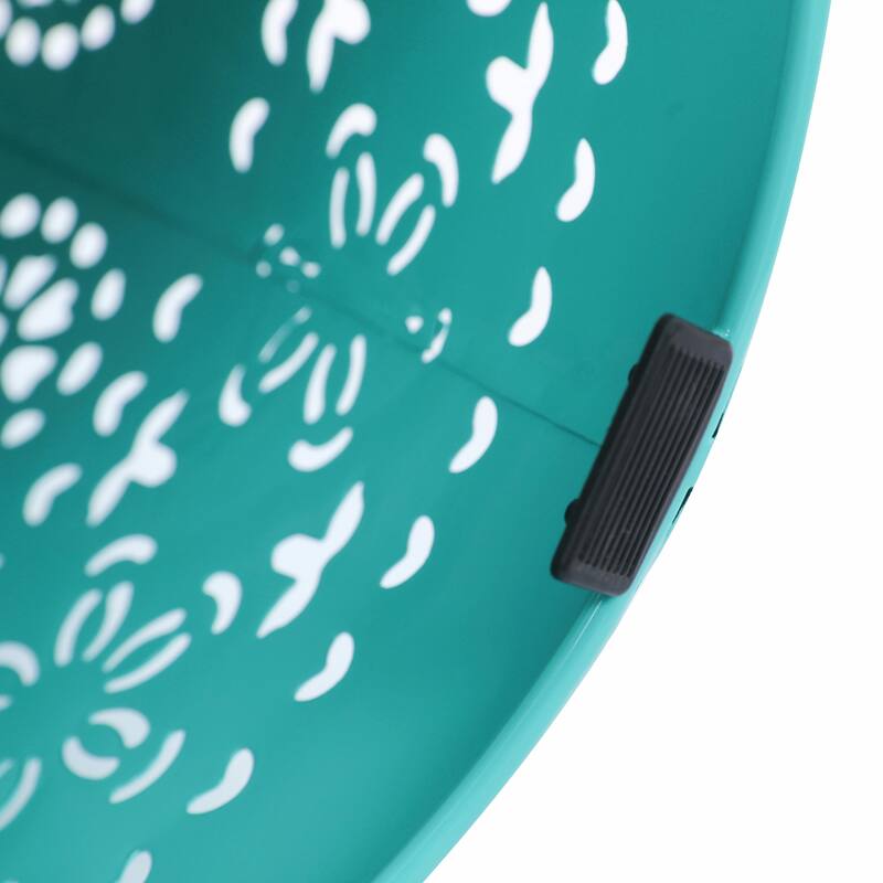 Solar-Powered Side Table with Light - Modern Iron Design, Garden & Patio Accent