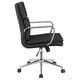 preview thumbnail 5 of 14, Upholstered Office Chair with Casters, Computer Task Chair with Armrests, Adjustable Height Desk Chair with Padding - N/A