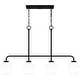 preview thumbnail 2 of 5, Nielson Four Light Linear Chandelier