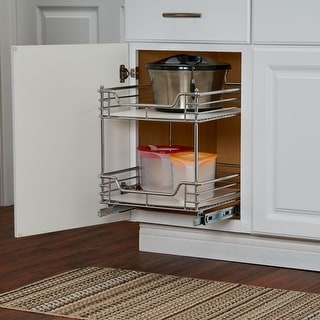 Kitchen Cabinet Organizer and Storage 2-Tier Cabinet Pull Out