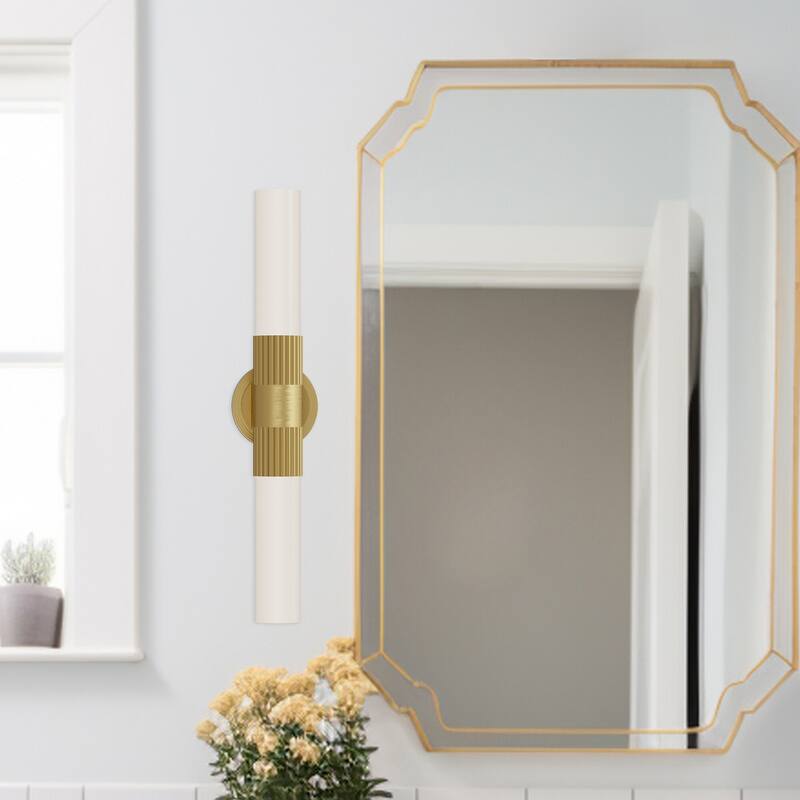 Alora Lighting VL416102 Rue 2 Light 8" Tall Wall Sconce