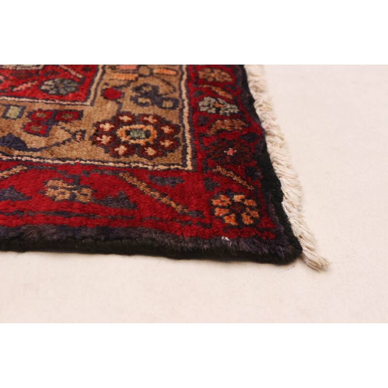 ECARPETGALLERY Hand-knotted Andelz Navy Wool Rug - 4'1 x 8'4