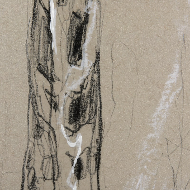 Sketch of Animal IV (Giraffe) Framed Art Print