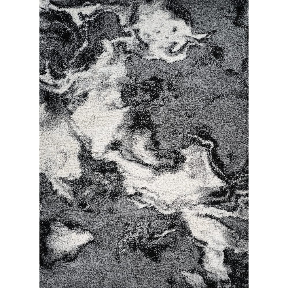 Noori Rug Lux Blake Abstract Modern 2-inch Thick Shag Rug