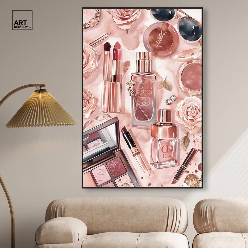 Glam Sparkle Lay Out Canvas by Art Remedy