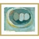 preview thumbnail 1 of 7, Amanti Art Blue Nest I by Lindsey Newman Wood Framed Wall Art Print - Svelte Polished Gold
