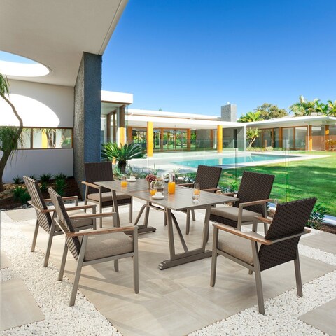 Patio Festival Thermal Transfer 7-Piece Outdoor Dining Set