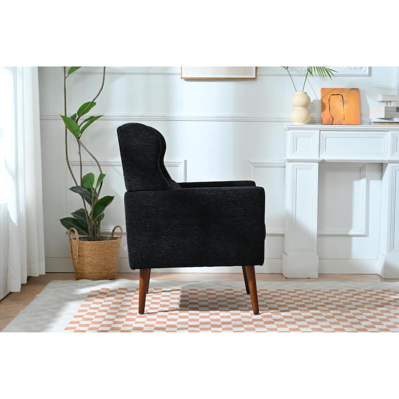 Modern Accent Chair Upholstered Foam Filled Living Room Chairs Comfy Reading Chair
