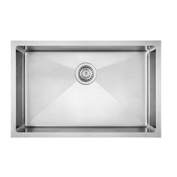 Blanco 521484 Quatrus 28 Single Basin Stainless Steel Kitchen Sink For Undermount Installation Satin