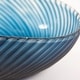 preview thumbnail 6 of 6, Allan Andrews Oceanic Wave Hand Blown Glass Bowl